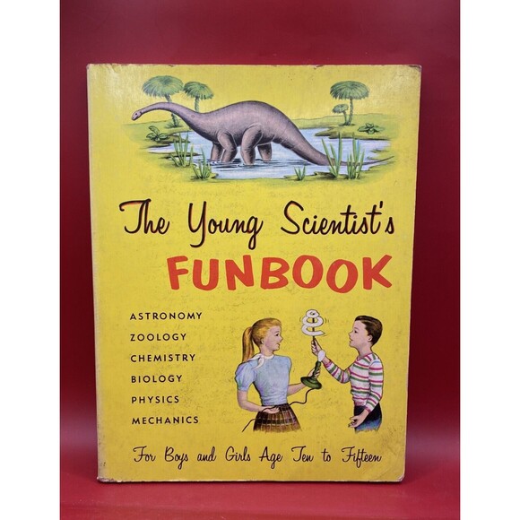 Vintage 1957 The Young Scientist's Funbook - Sanford Simmons Children’s - Picture 1 of 1